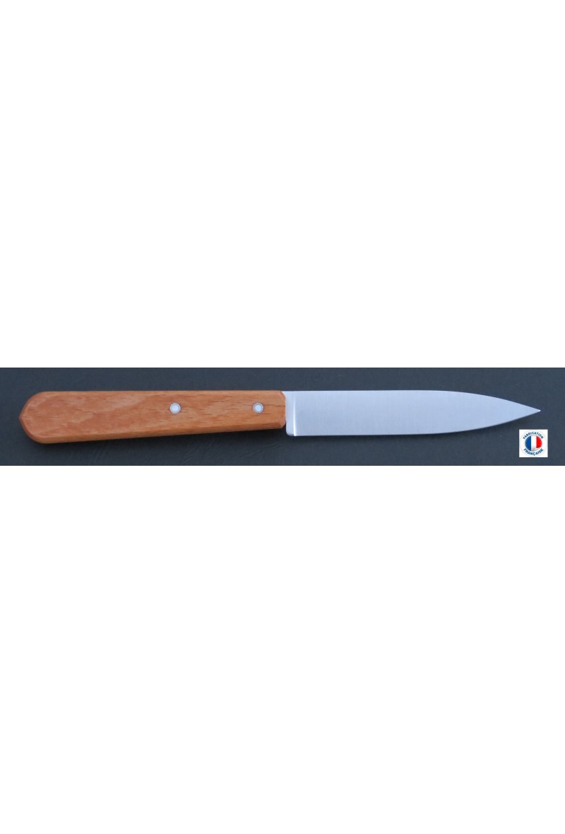 Couteau d'office 10 cm rivets Poids : 0,100 kg - AUVERGNE COUTELLERIE