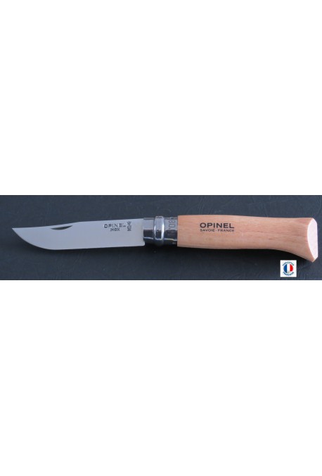 Couteau Opinel lame inox 8cm Poids : 0,150 kg Réf. : 461008