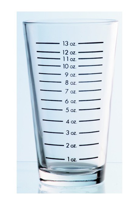 Verre graduée 474ml pour boston Poids : 0.350 kg