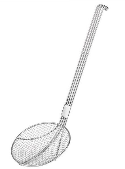 Hiware Écumoire Araignée En Acier Inoxydable Massif Pour La Cuisine Et La Friture, Ustensiles De Cuisine, Passoire à Pâtes, Cuillère à Pâtes, 14 Cm