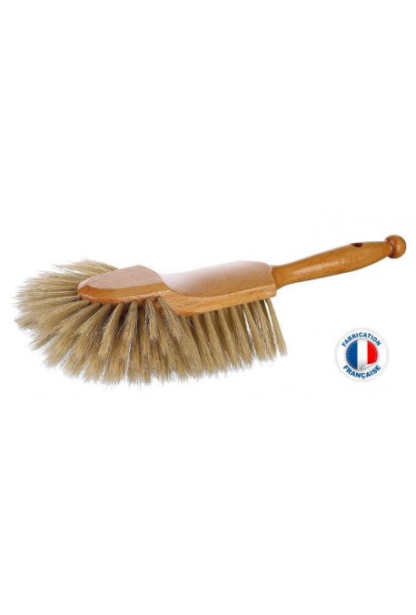 Brosse ½ tête soie naturelle Poids : 0,280 kg