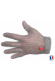 Gant de protection cotte de maille sans manchette Poids : 0,320 kg