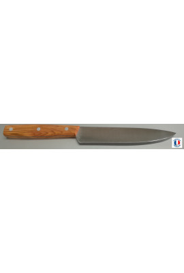 Couteau à découper 17cm manche en bois d'Olivier