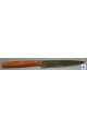 Couteau d'office 10cm lame microdentée manche en bois d'Olivier Poids : 0.055kg