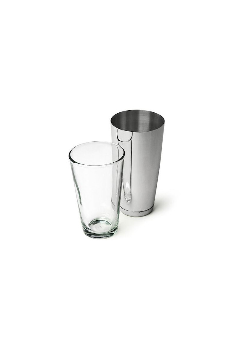 Shaker en verre et inox