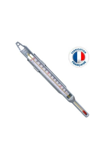 Thermomètre confiseur gaine plastique 80°/200° Poids : 0.200kg