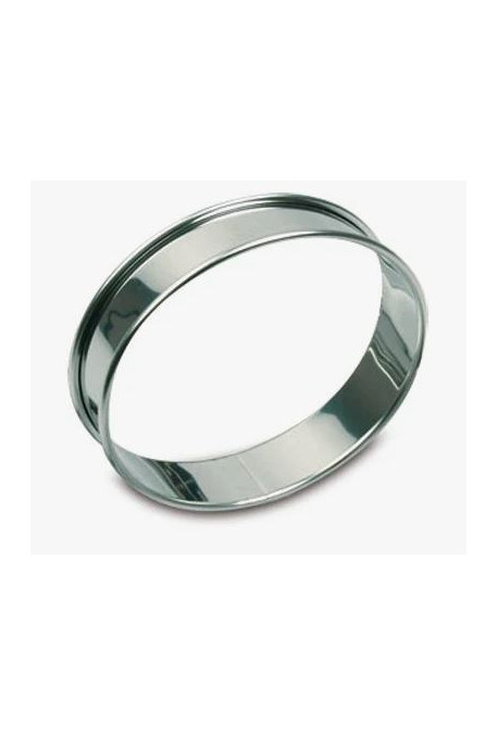 Cercle à tarte inox 220 Ht 20 Poids : 0.150 kg