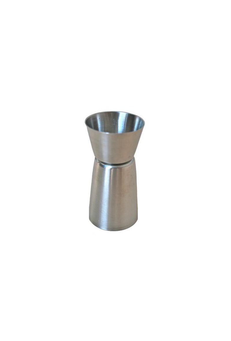 Double doseur Jigger à cocktail tout inox 2cl et 4cl