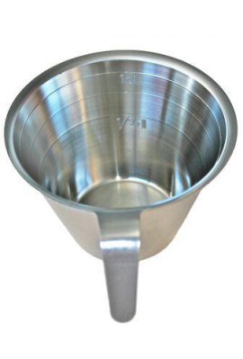 Verre mesureur 10 CL inox Poids : 0,100 kg