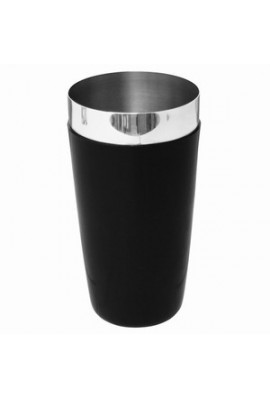 Timbale noire caoutchoutée 900 ml Poids : 0,400 kg