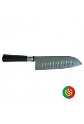 Couteau éminceur ASIAN STYLE type SANTOKU lame alvéolée 18 cm Poids : 0,320 kg